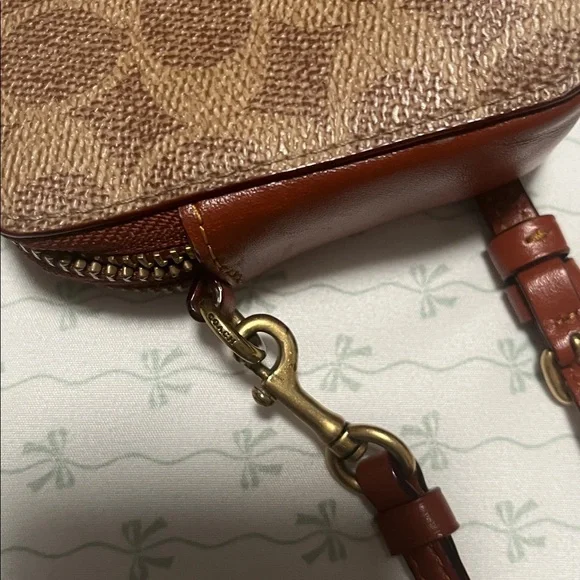 Coach Brown Leather Interior Bag